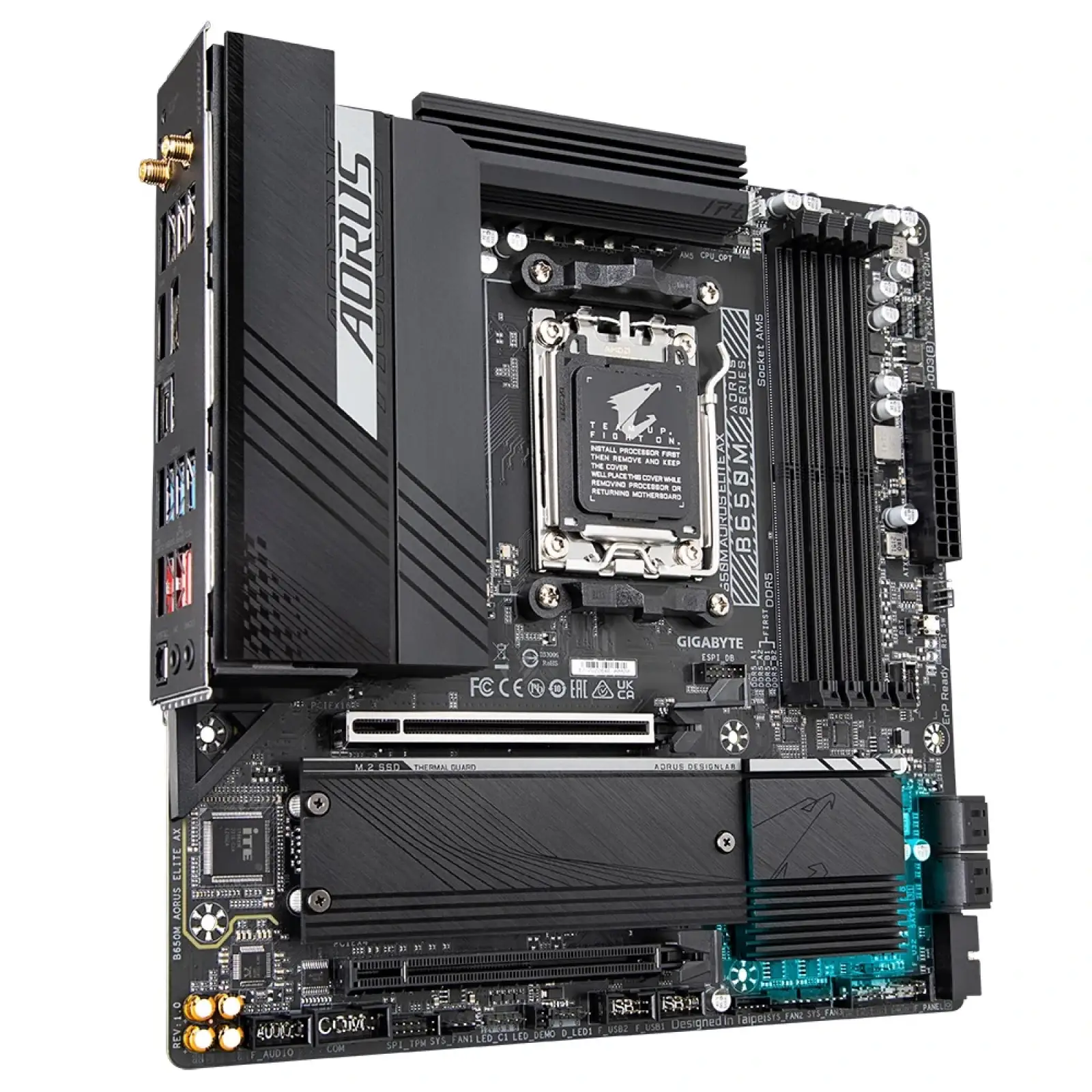 Материнська плата Gigabyte B650M Aorus Elite AX Socket AM5 UA