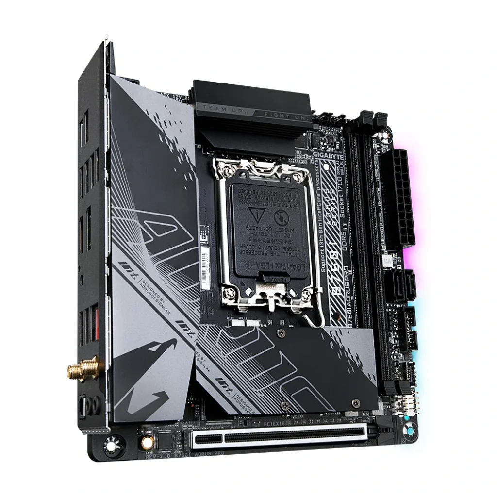 Материнська плата Gigabyte B760I Aorus Pro Socket 1700 UA