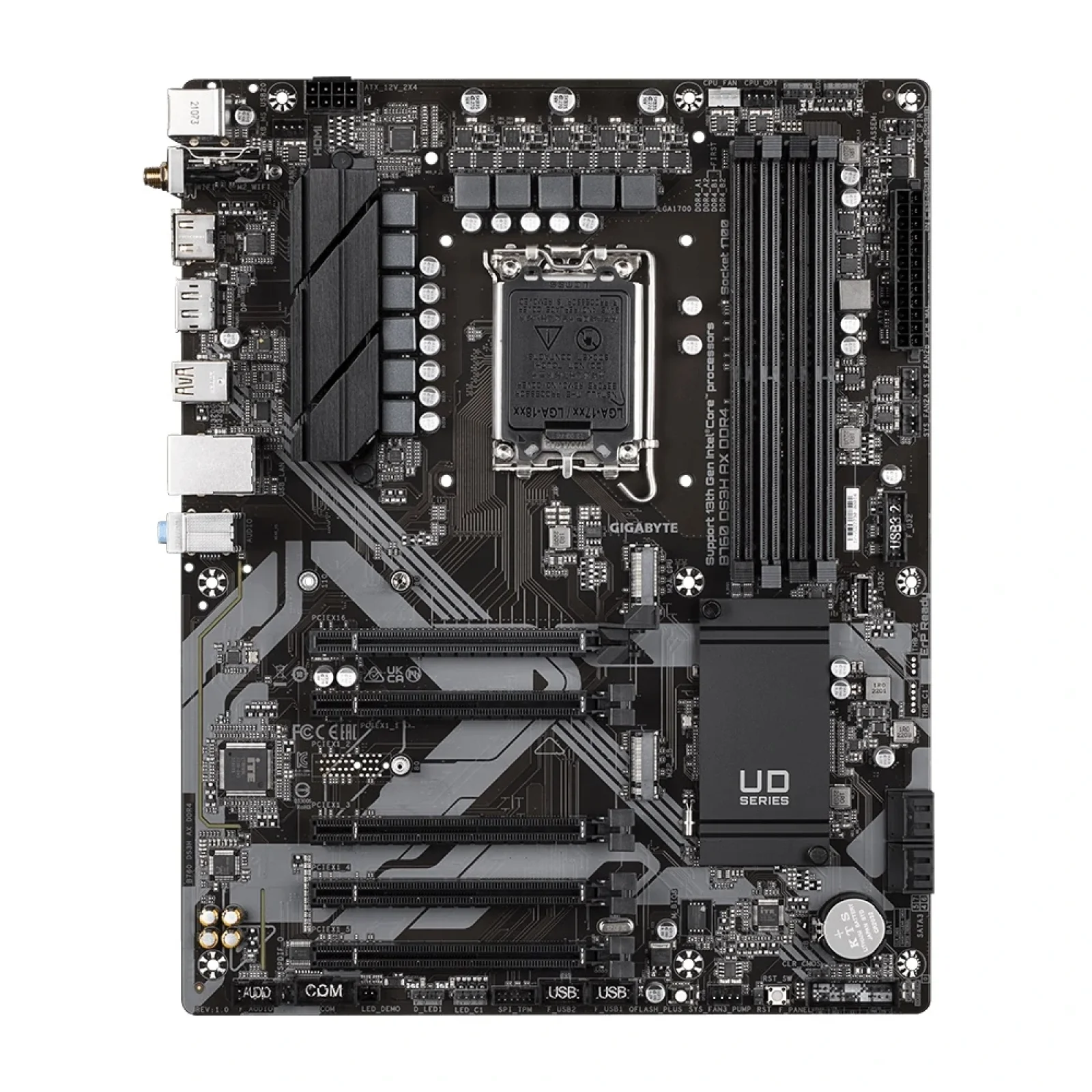 Материнська плата Gigabyte B760 DS3H AX DDR4 Socket 1700 UA