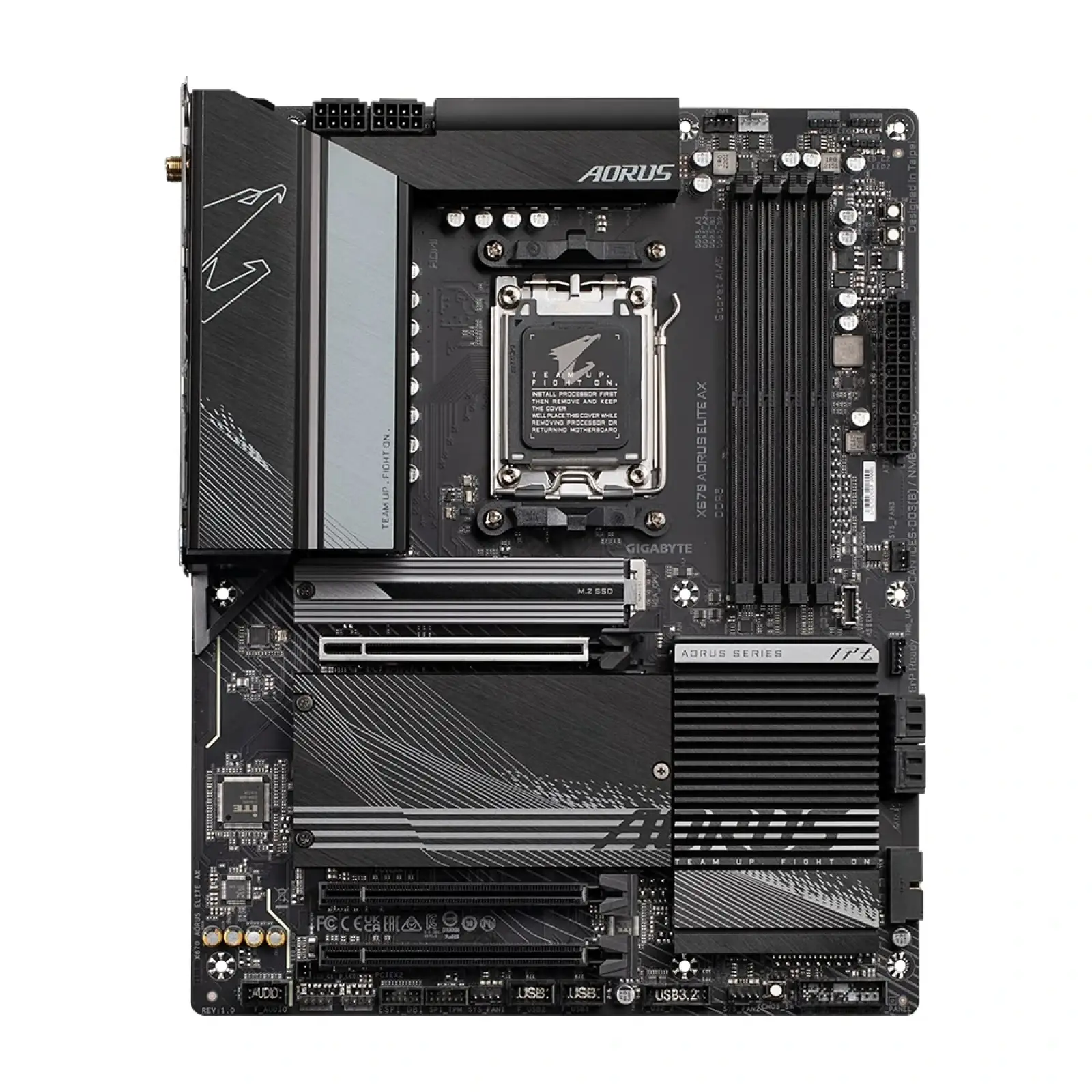 Материнська плата Gigabyte X670 Aorus Elite AX Socket AM5 UA