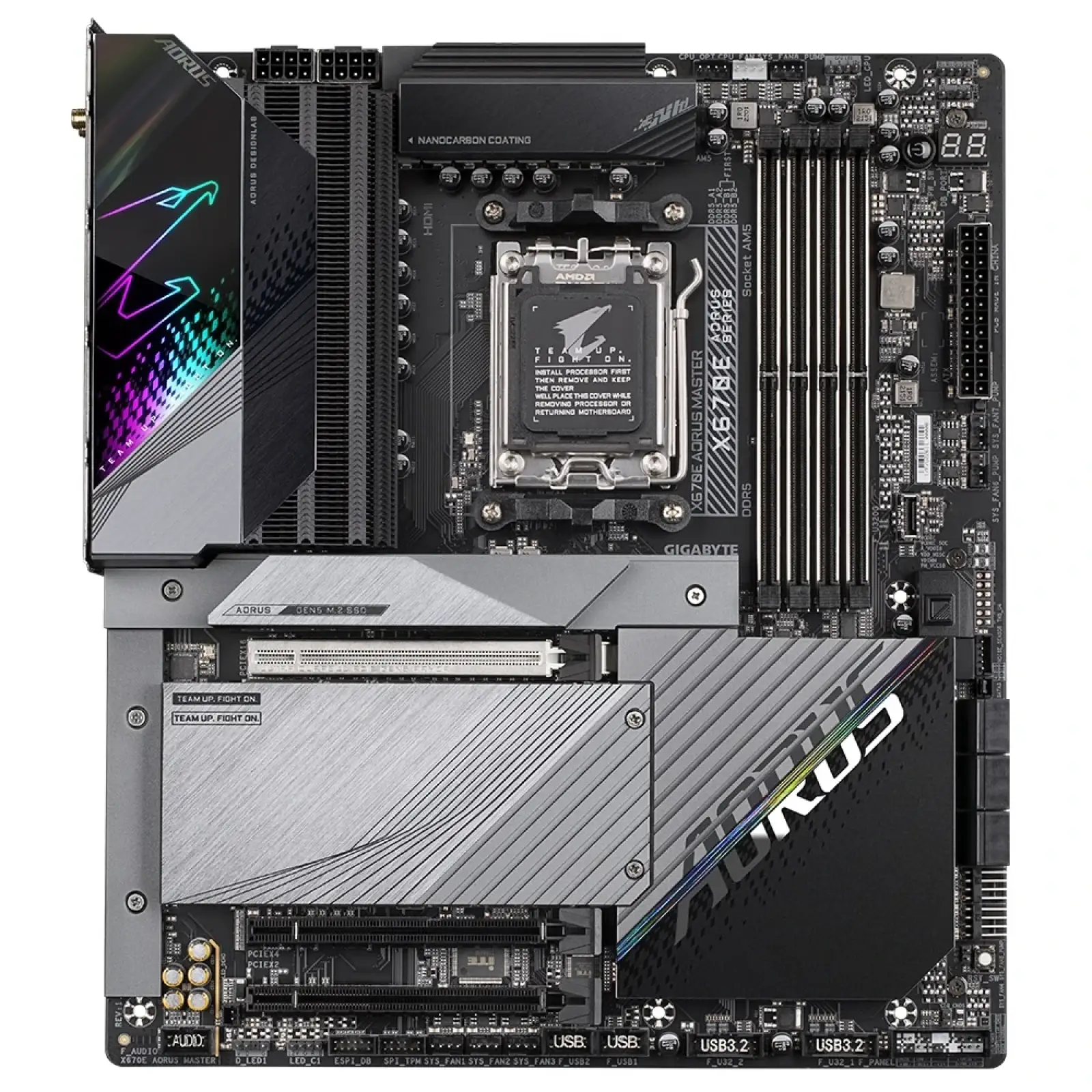 Материнська плата Gigabyte X670E Aorus Master Socket AM5 UA