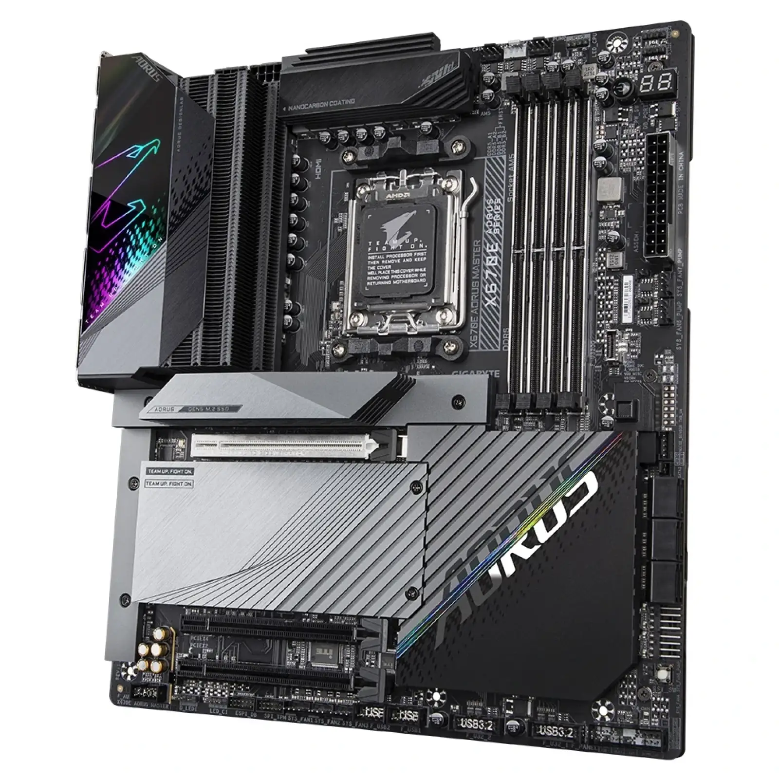 Материнська плата Gigabyte X670E Aorus Master Socket AM5 UA