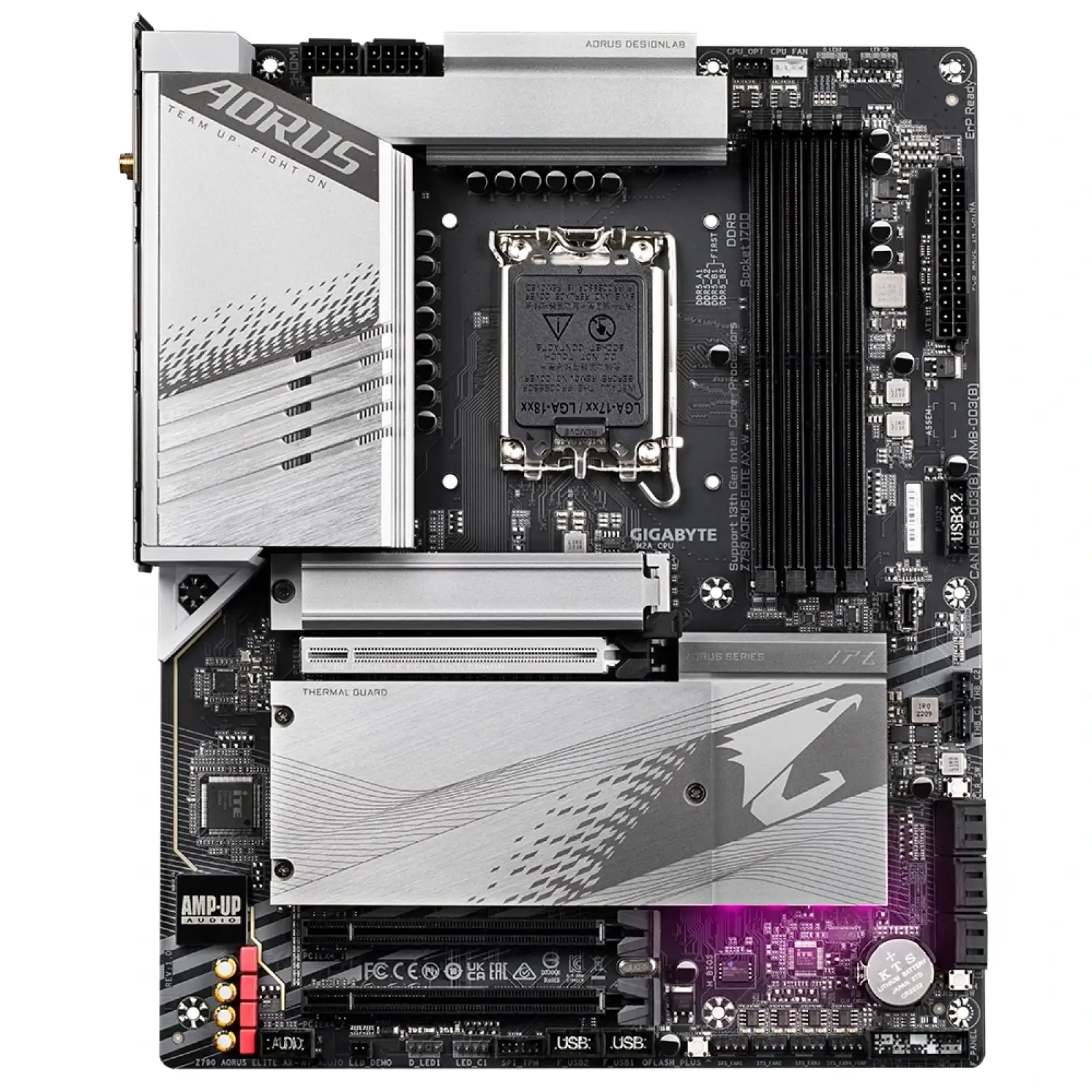 Материнська плата Gigabyte Z790 Aorus Elite AX-W Socket 1700 UA