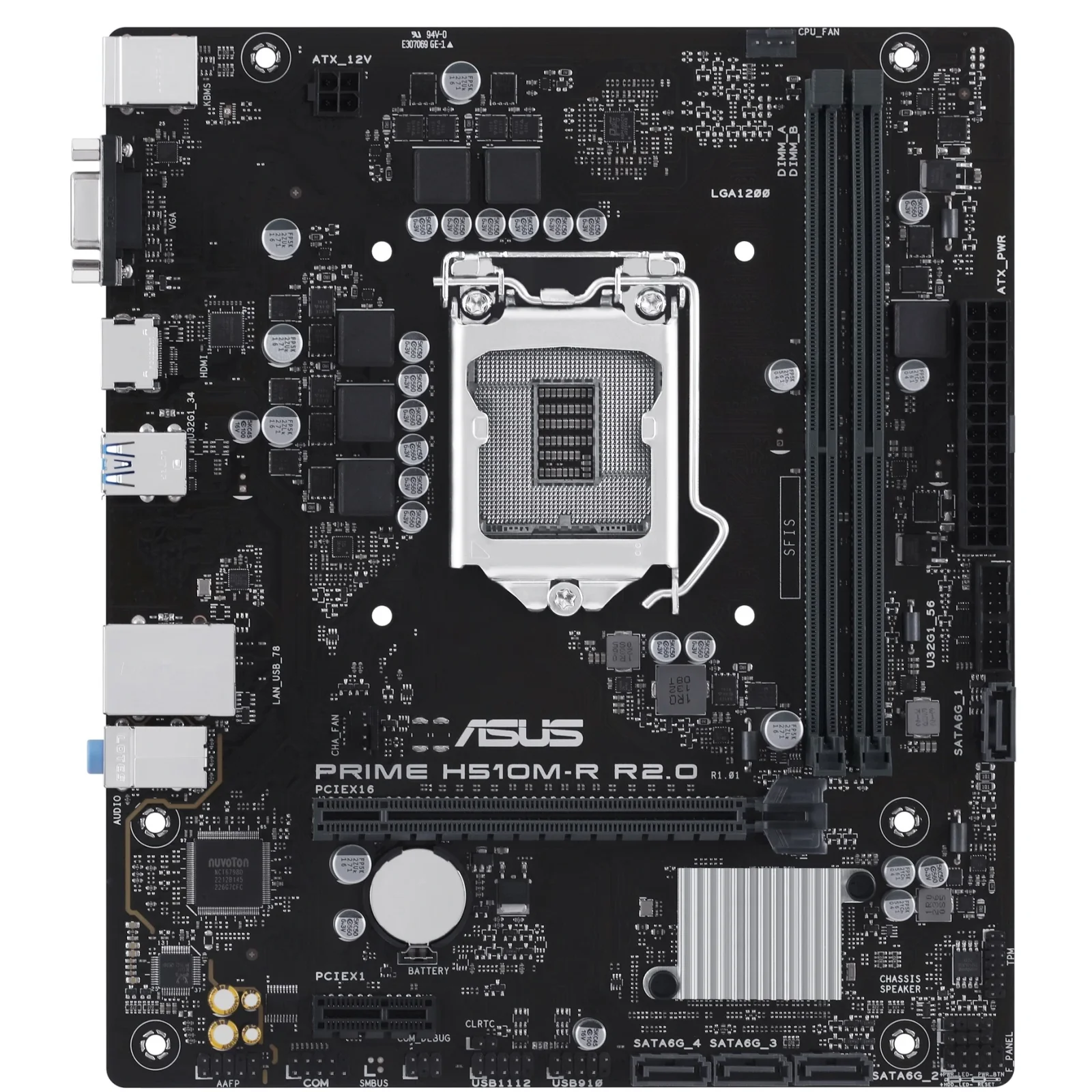 Материнська плата Asus Prime H510M-R R2.0-SI Socket 1200 UA