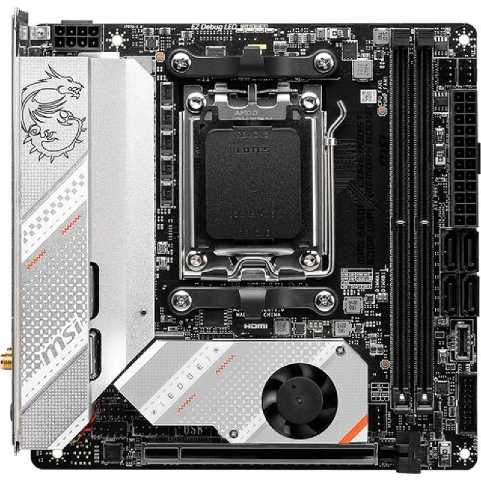Материнська плата MSI MPG B650I Edge WiFi Socket AM5 UA