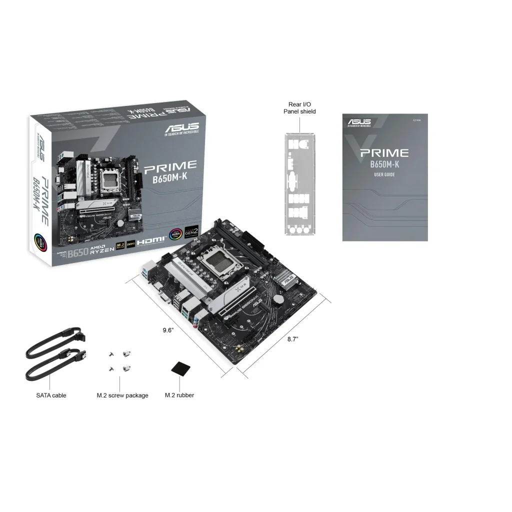 Материнська плата Asus Prime B650M-K Socket AM5 UA