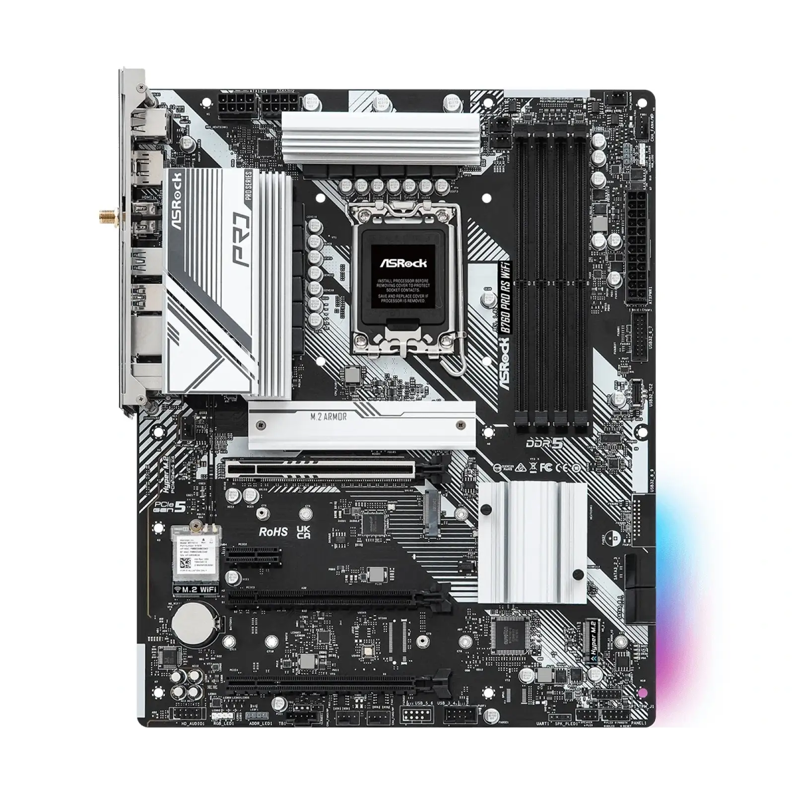Материнська плата ASRock B760 Pro RS WiFi Socket 1700 UA