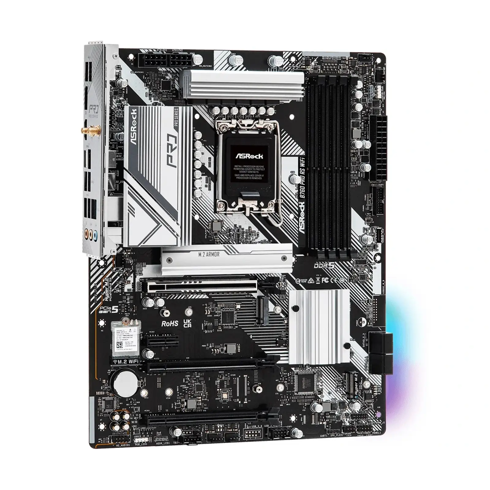 Материнська плата ASRock B760 Pro RS WiFi Socket 1700 UA