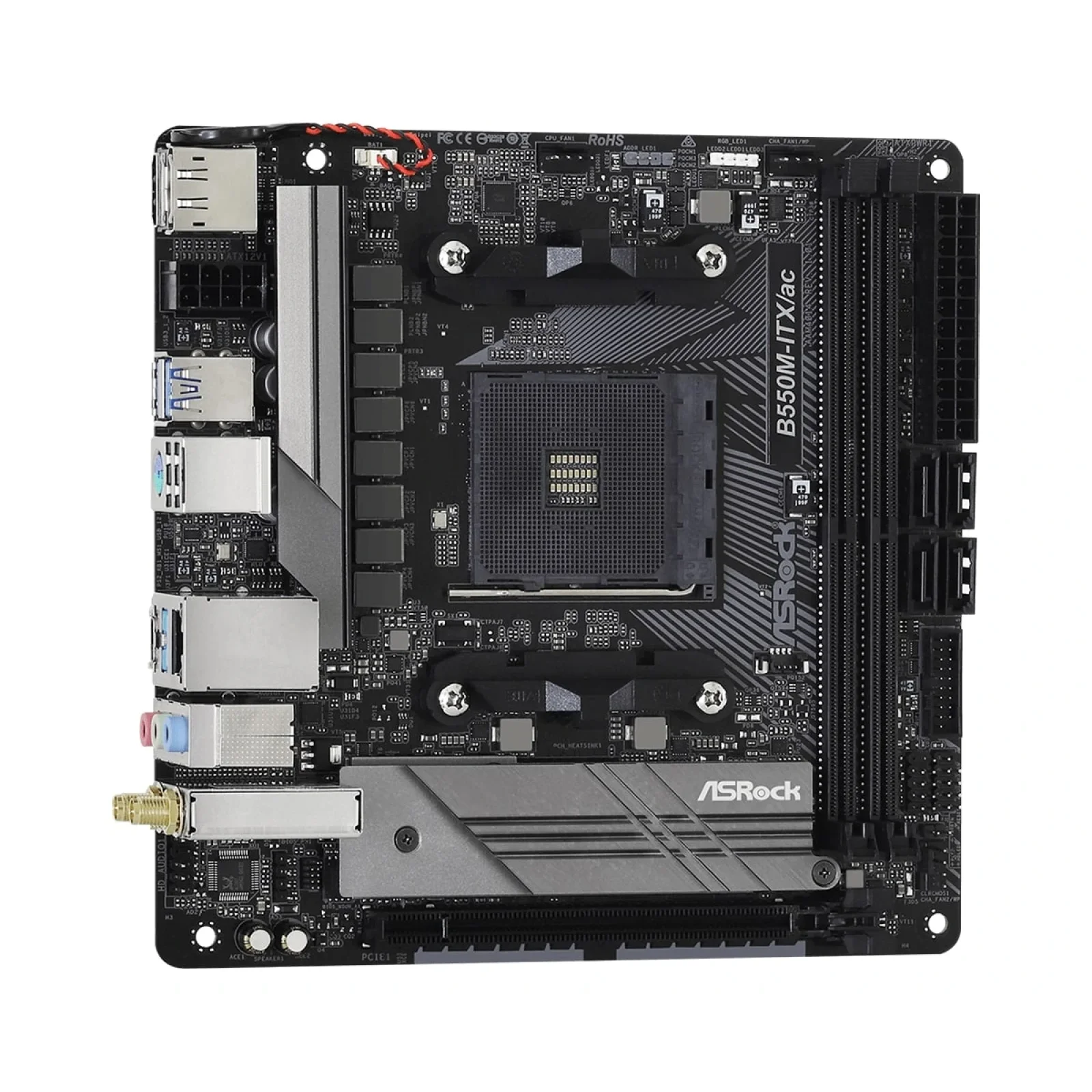 Материнская плата ASRock B550M-ITX/AC Socket AM4 UA
