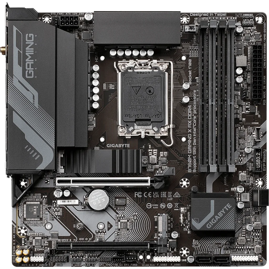 Материнская плата Gigabyte B760M Gaming X AX Socket 1700 UA
