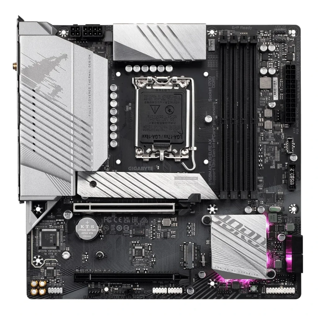 Материнська плата Gigabyte B760M Aorus Elite AX Socket 1700 UA