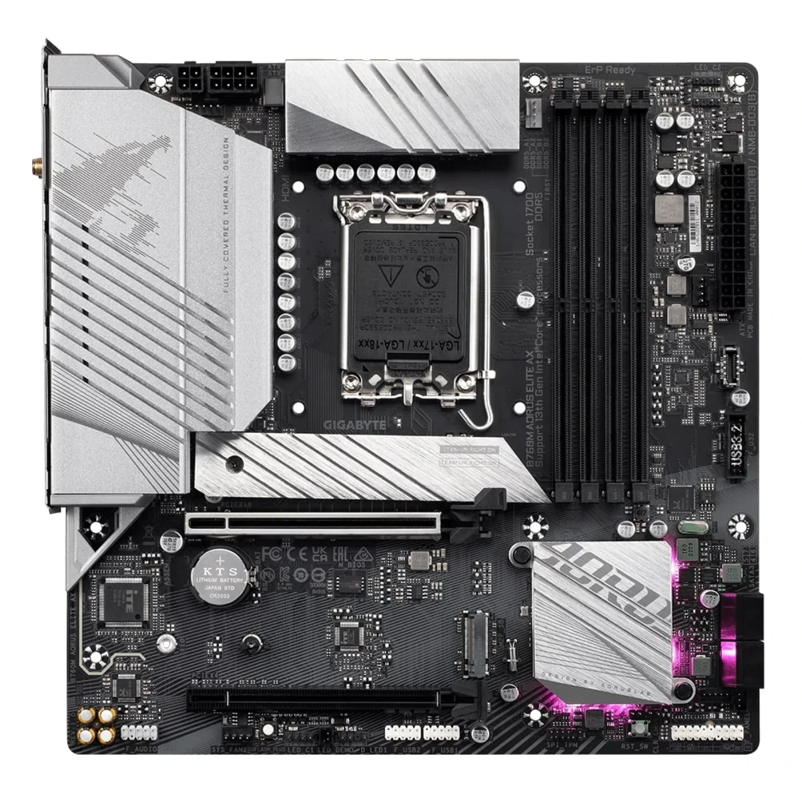 Материнская плата Gigabyte B760M Aorus Elite AX Socket 1700 UA