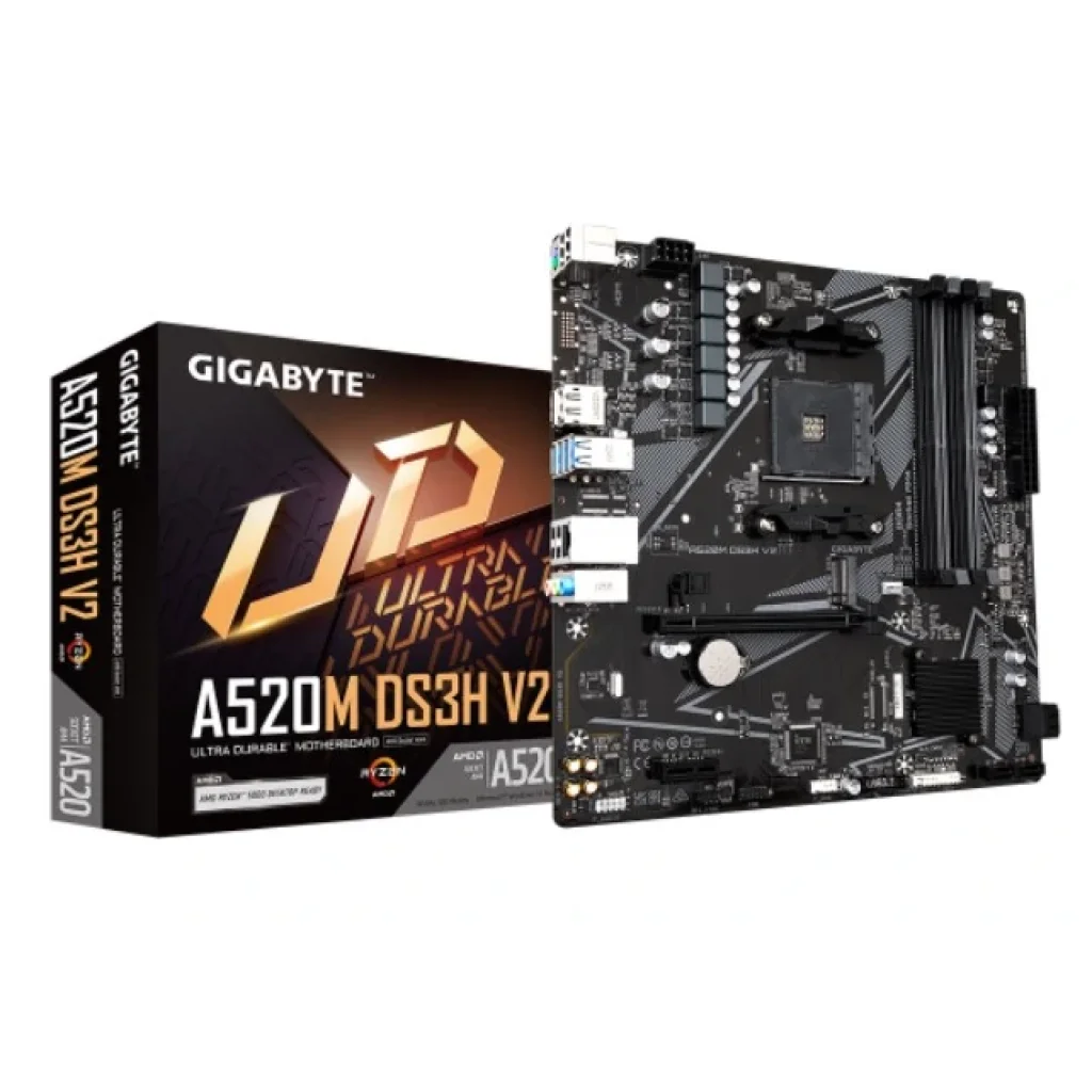 Материнская плата Gigabyte A520M DS3H V2 Socket AM4 UA