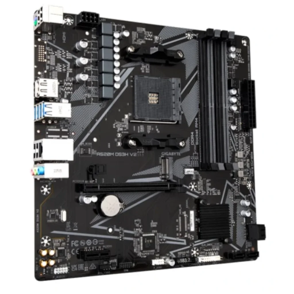 Материнская плата Gigabyte A520M DS3H V2 Socket AM4 UA