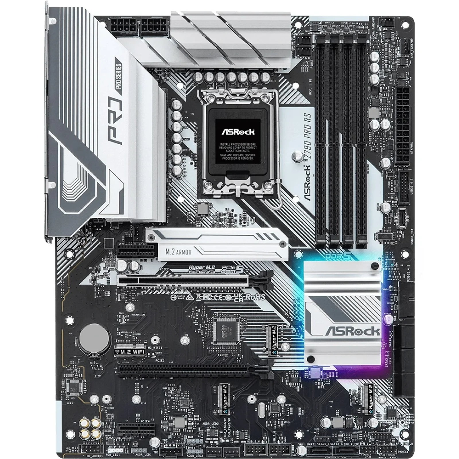 Материнська плата ASRock Z790 Pro RS Socket 1700 UA