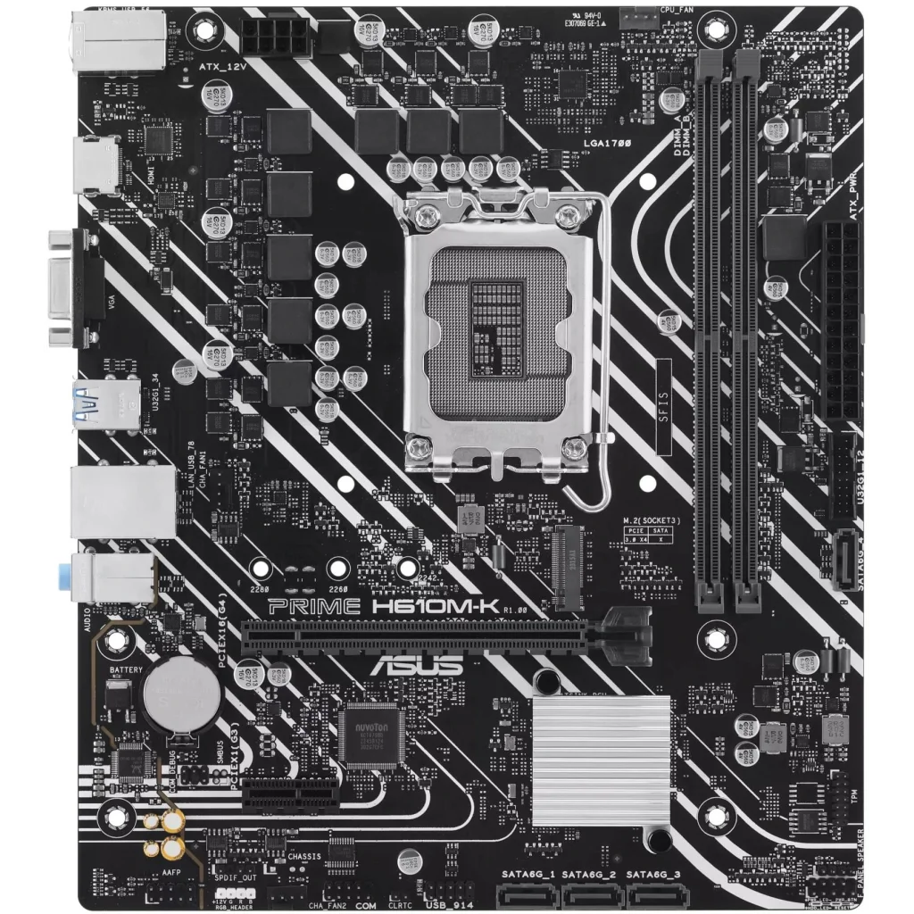 Материнская плата Asus Prime H610M-K Socket 1700 UA