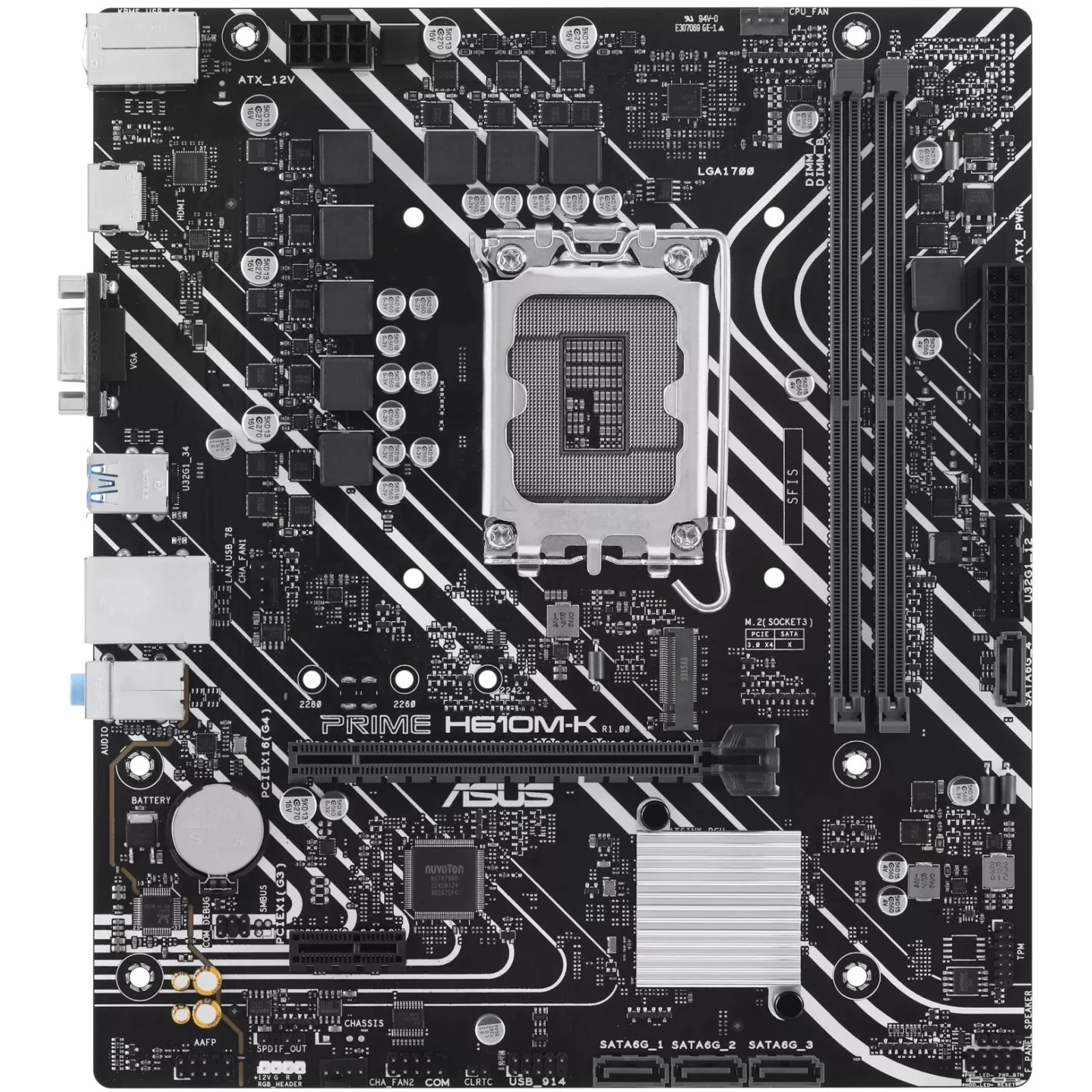 Материнська плата Asus Prime H610M-K Socket 1700 UA