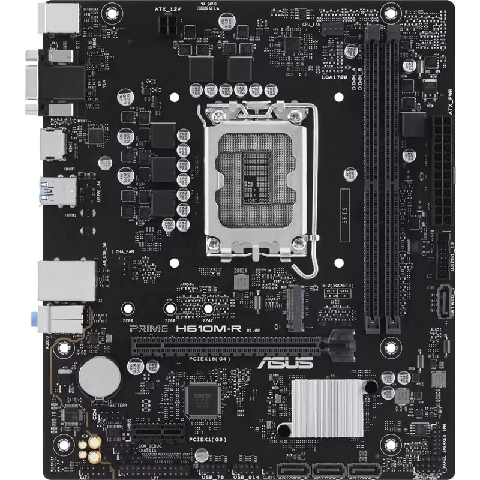Материнська плата Asus Prime H610M-R-SI Socket 1700 UA