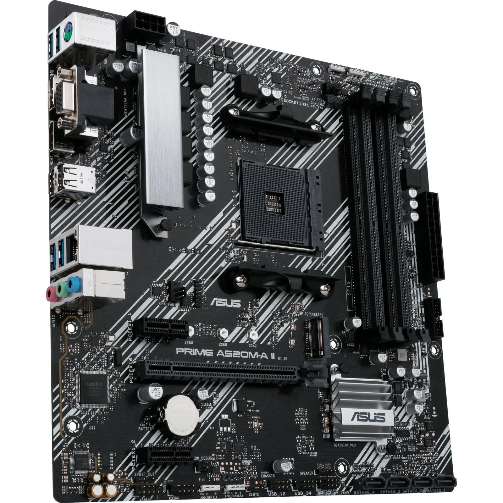 Материнська плата Asus Prime A520M-A II/CSM Socket AM4 UA