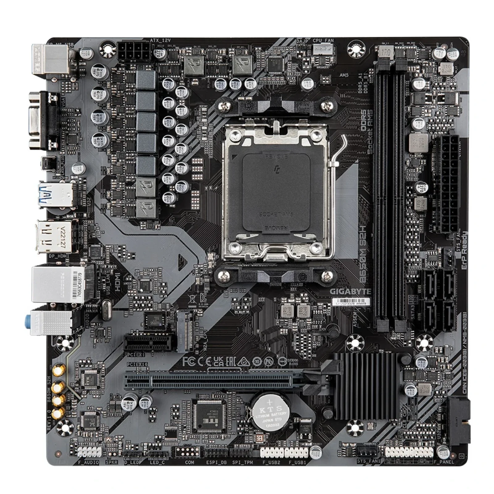 Материнська плата Gigabyte B650M S2H Socket AM5 UA