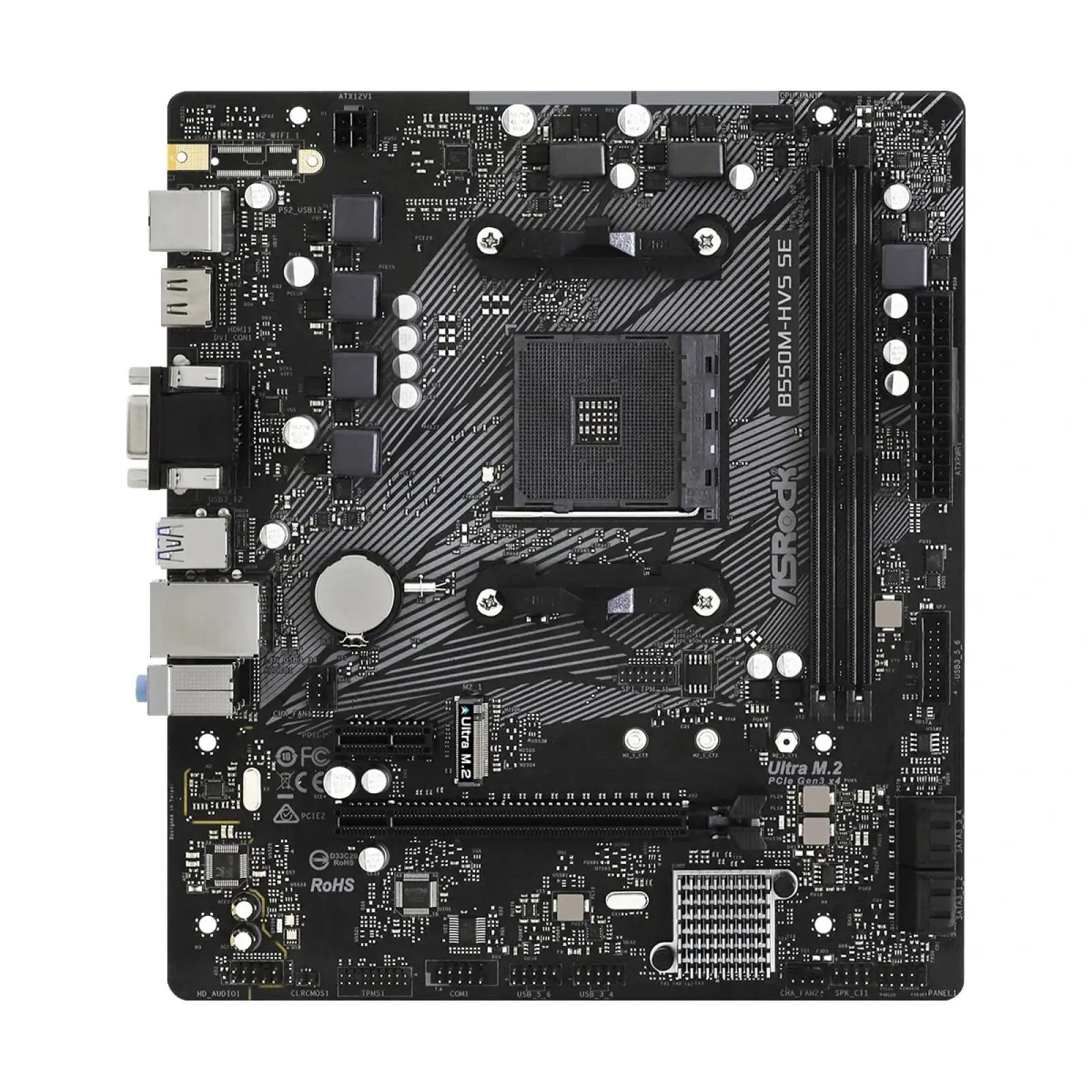 Материнська плата ASRock B550M-HVS SE Socket AM4 UA