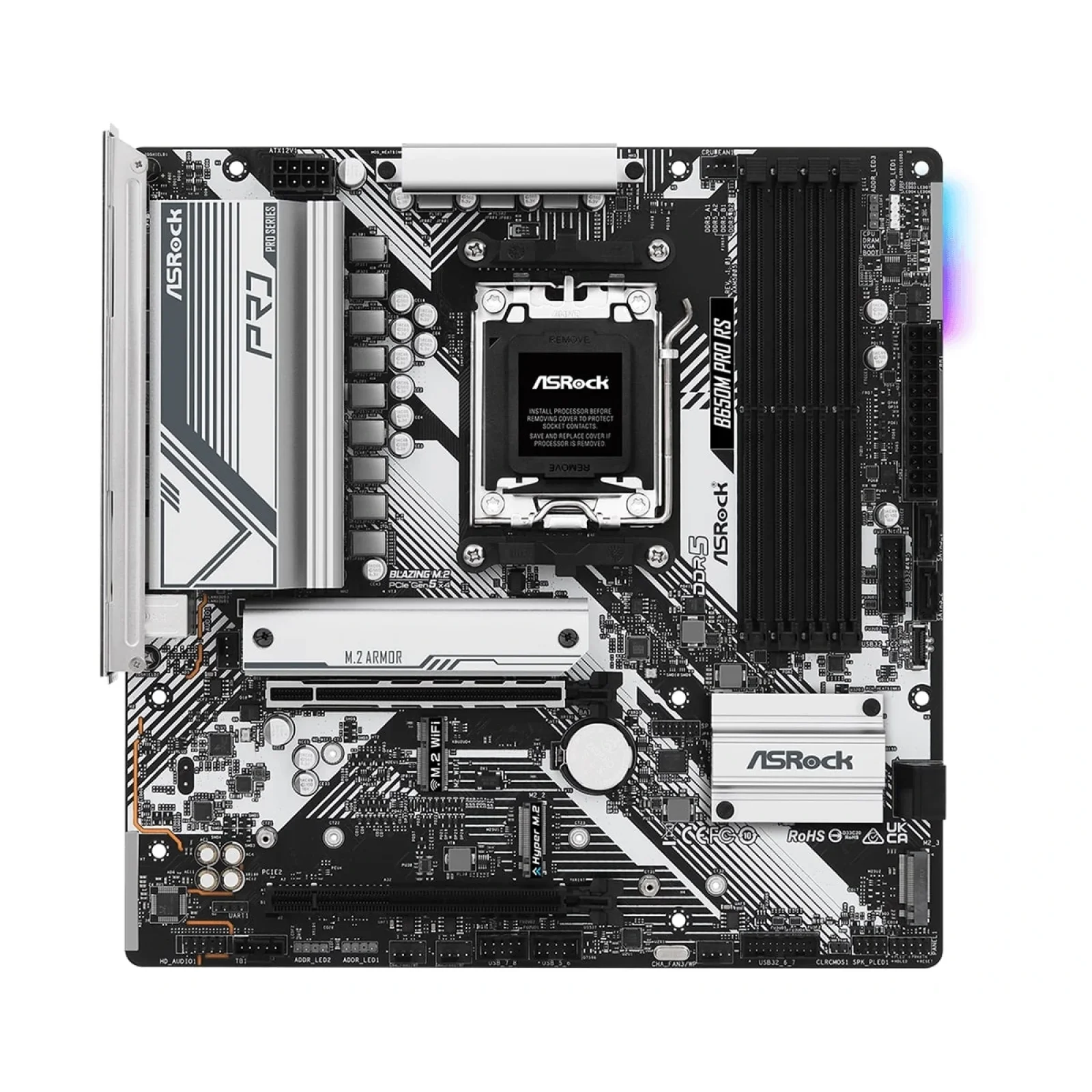 Материнская плата ASRock B650M PRO RS Socket AM5 UA