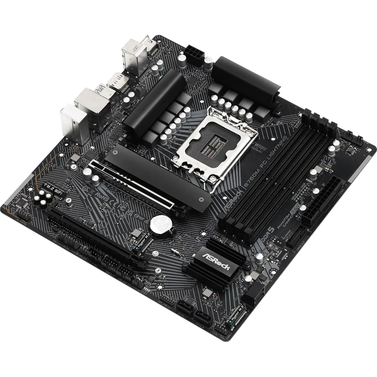 Материнська плата ASRock B760M PG Lightning Socket 1700 UA