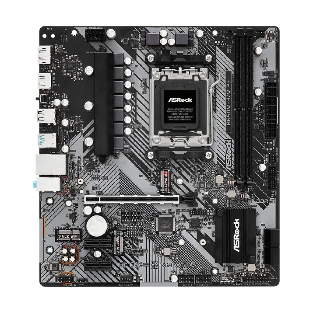 Материнська плата ASRock B650M-H/M.2+ Socket AM5 UA