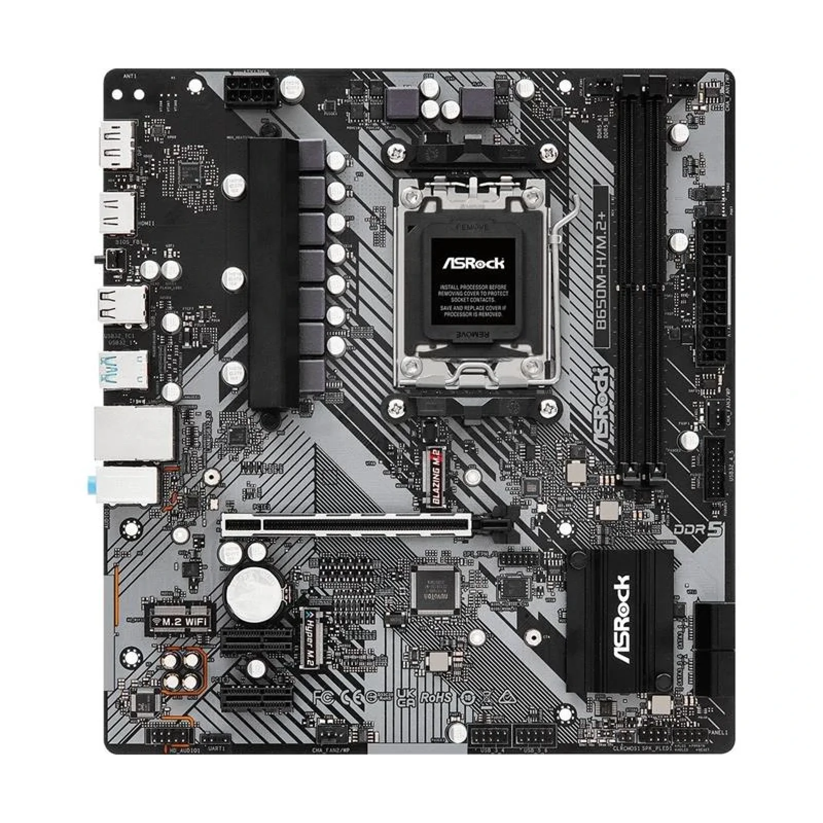 Материнська плата ASRock B650M-H/M.2+ Socket AM5 UA