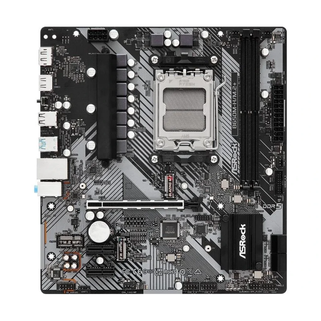 Материнська плата ASRock B650M-H/M.2+ Socket AM5 UA