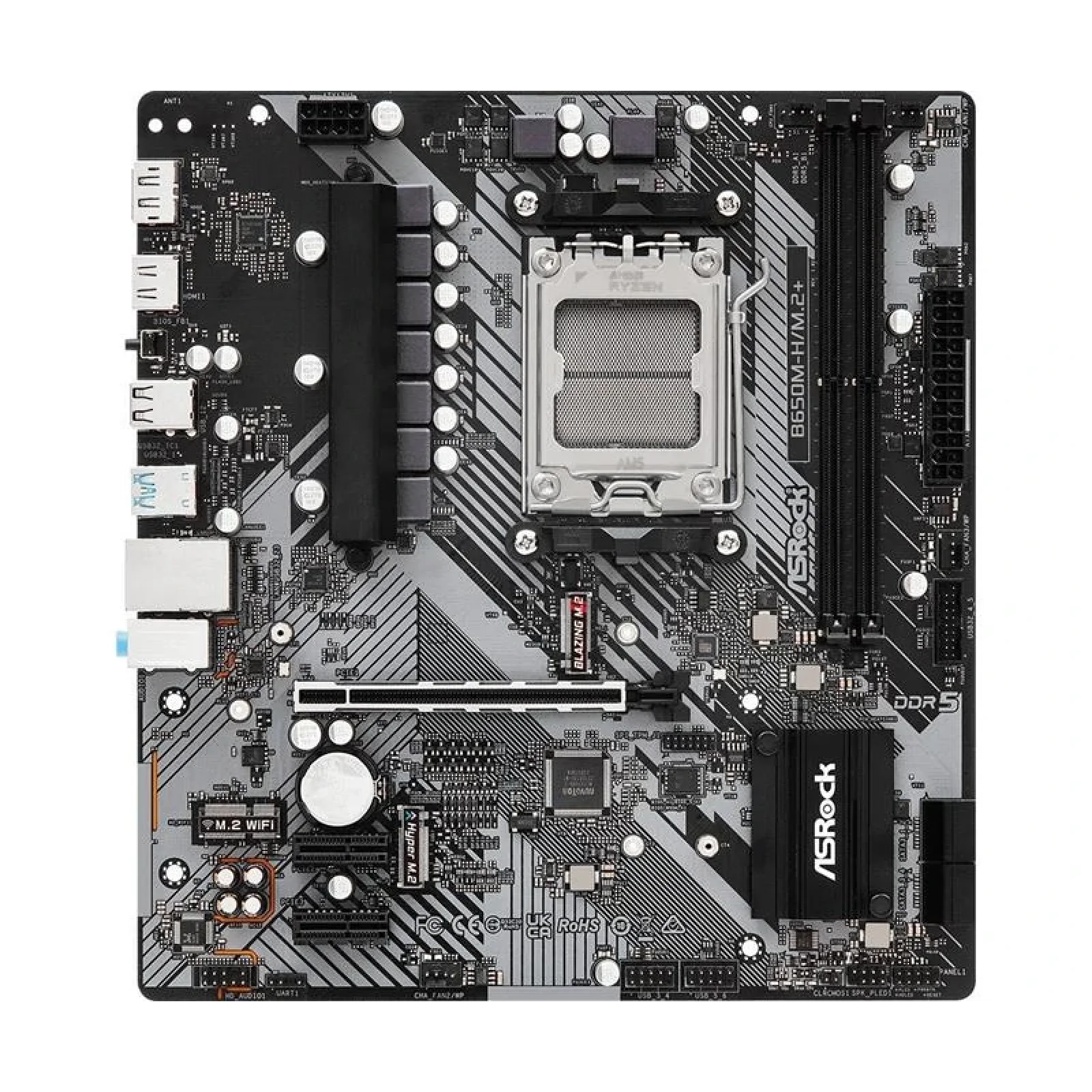 Материнська плата ASRock B650M-H/M.2+ Socket AM5 UA