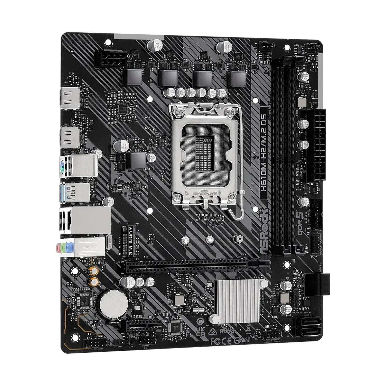 Материнская плата ASRock H610M-H2/M.2 D5 Socket 1700 UA
