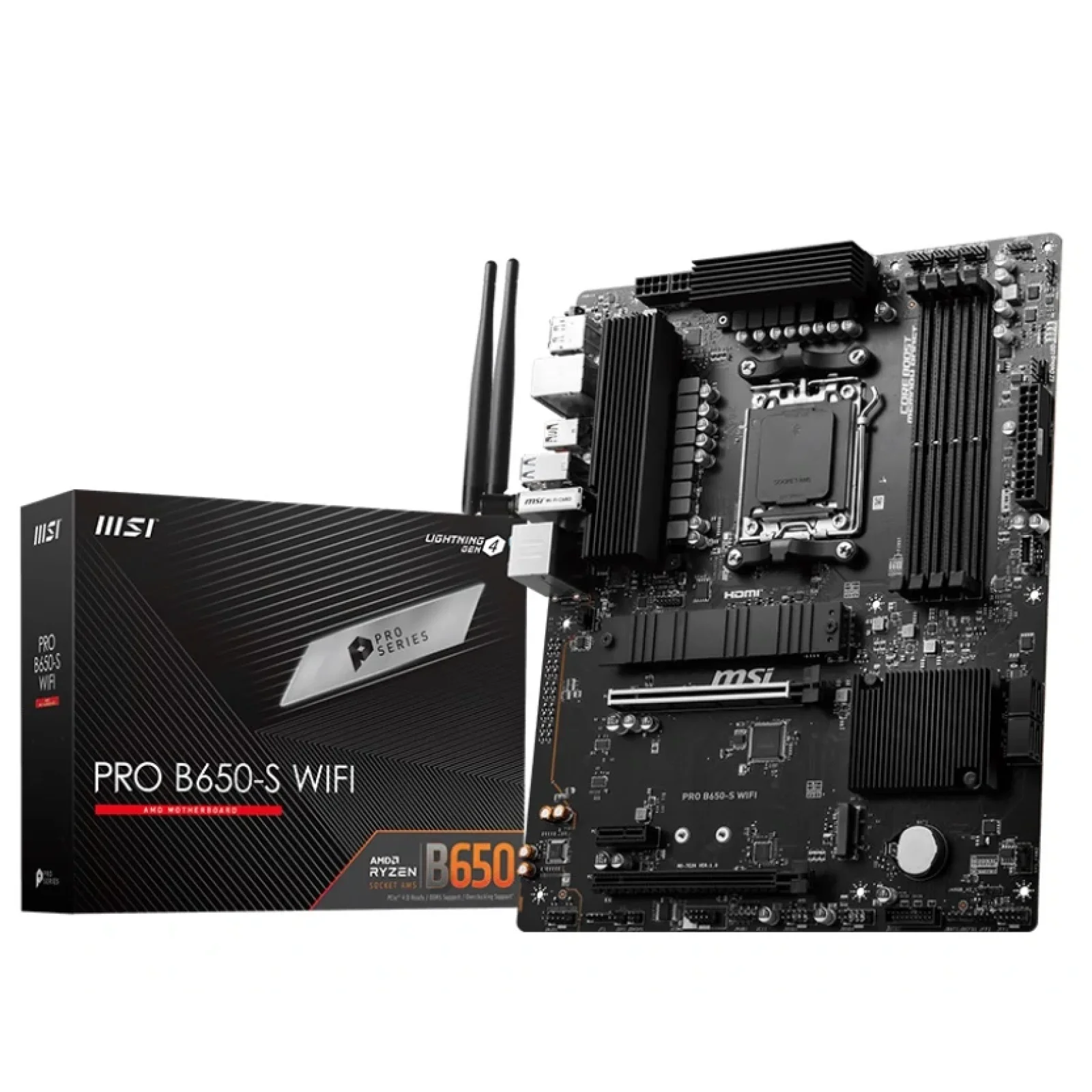 Материнська плата MSI Pro B650-S WiFi Socket AM5 UA