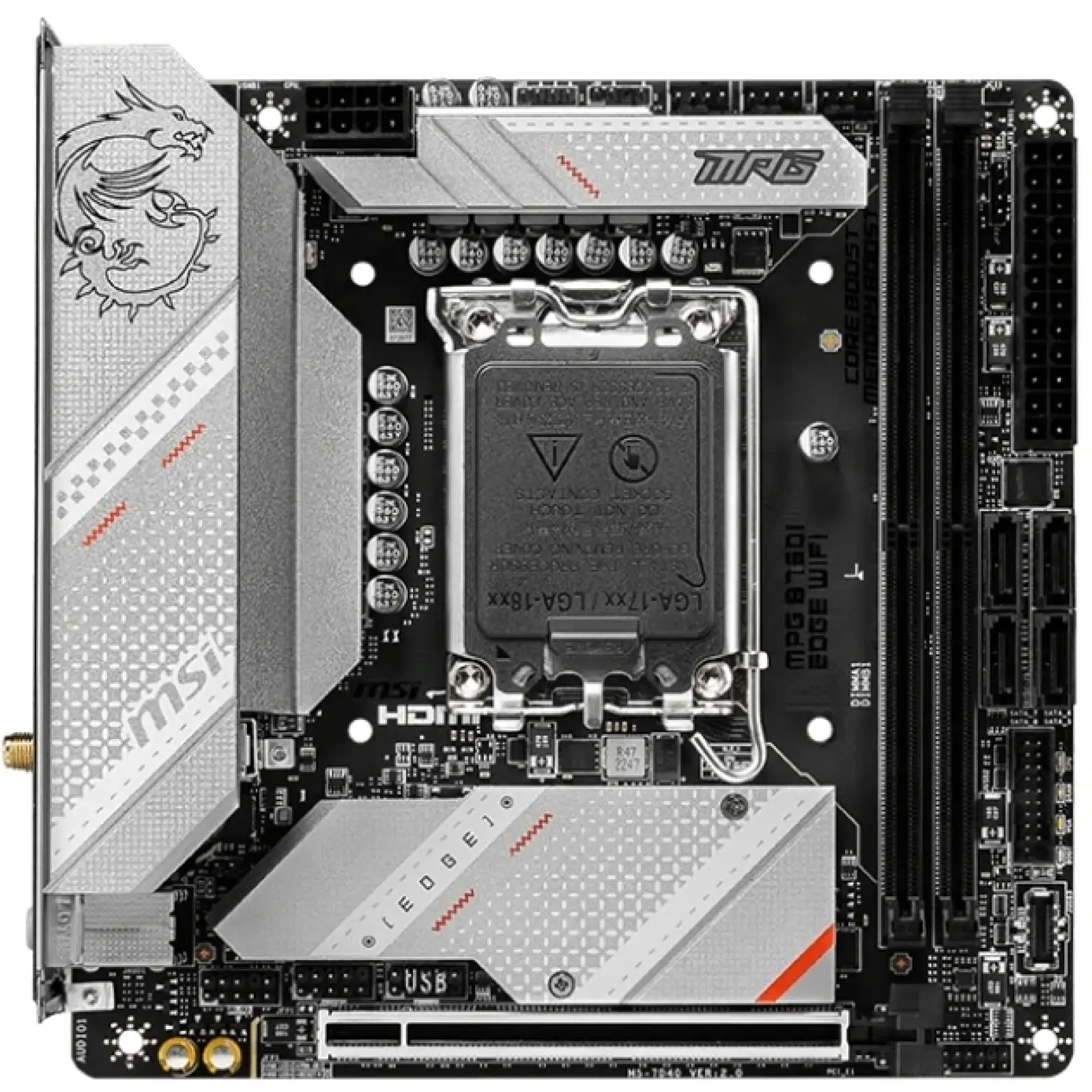 Материнська плата MSI MPG B760I Edge WiFi Socket 1700 UA