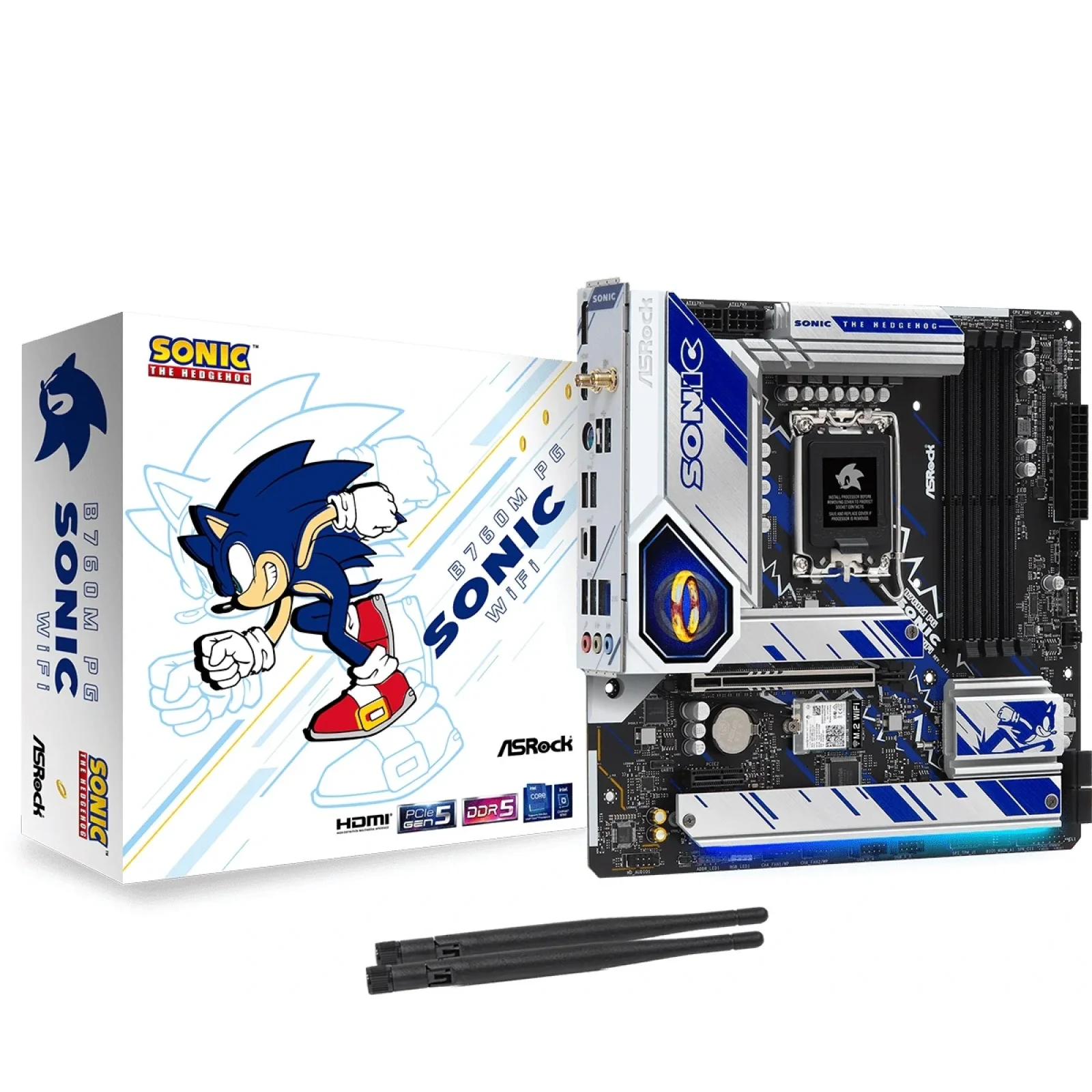 Материнська плата ASRock B760M PG Sonic WiFi Socket 1700 UA
