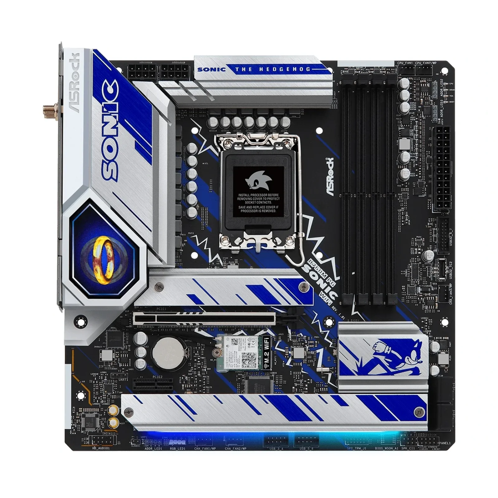 Материнська плата ASRock B760M PG Sonic WiFi Socket 1700 UA