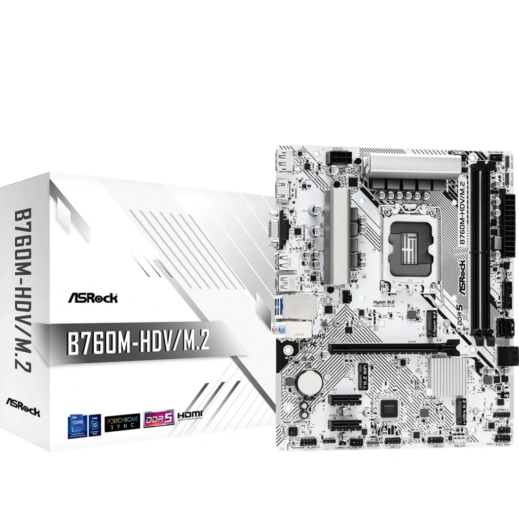 Материнська плата ASRock B760M-HDV/M.2 Socket 1700 UA