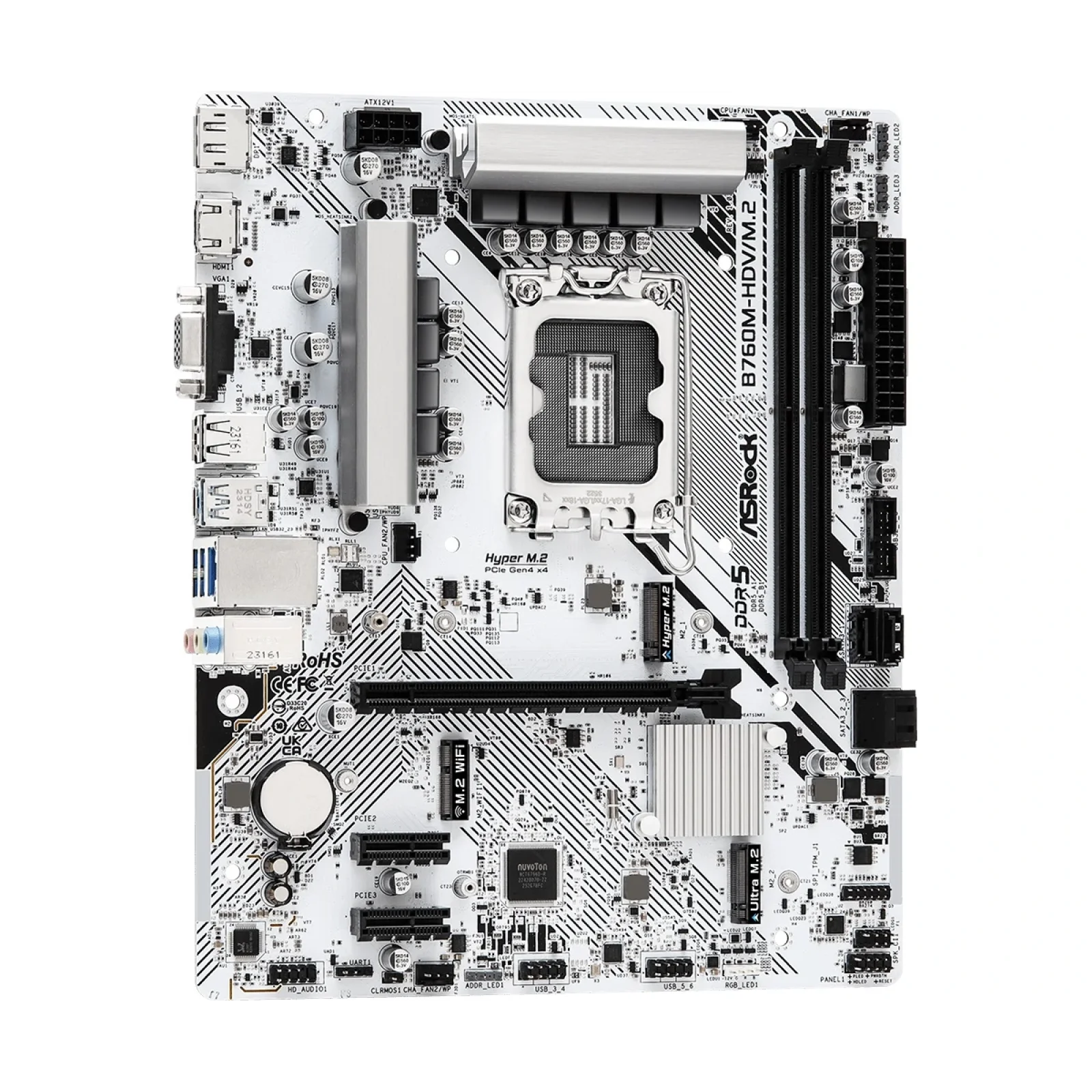 Материнська плата ASRock B760M-HDV/M.2 Socket 1700 UA