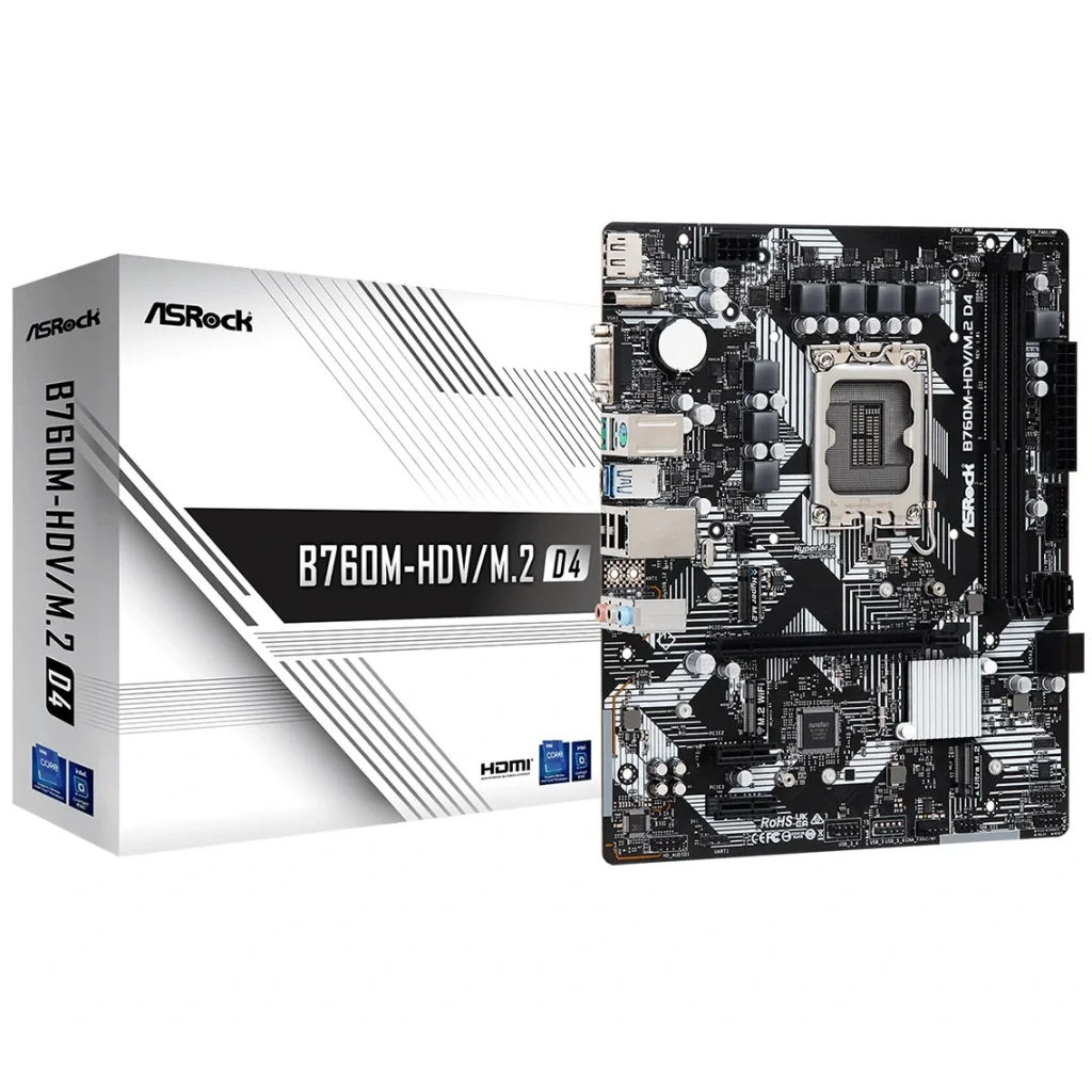 Материнская плата ASRock B760M-HDV/M.2 D4 Socket 1700 UA