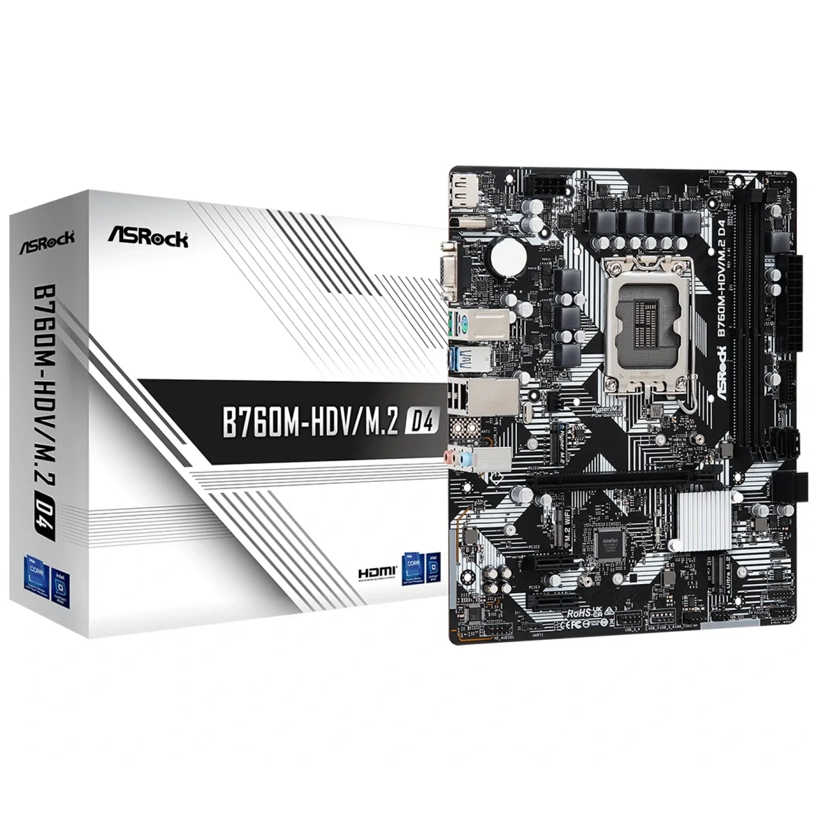Материнская плата ASRock B760M-HDV/M.2 D4 Socket 1700 UA