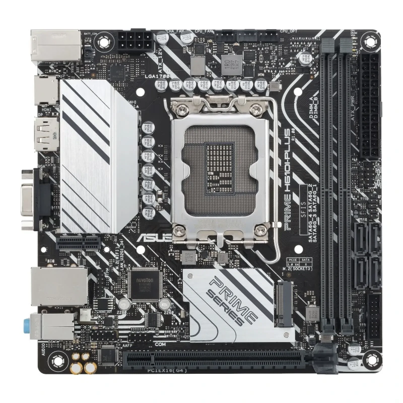 Материнська плата Asus Prime H610I-Plus-CSM Socket 1700 UA