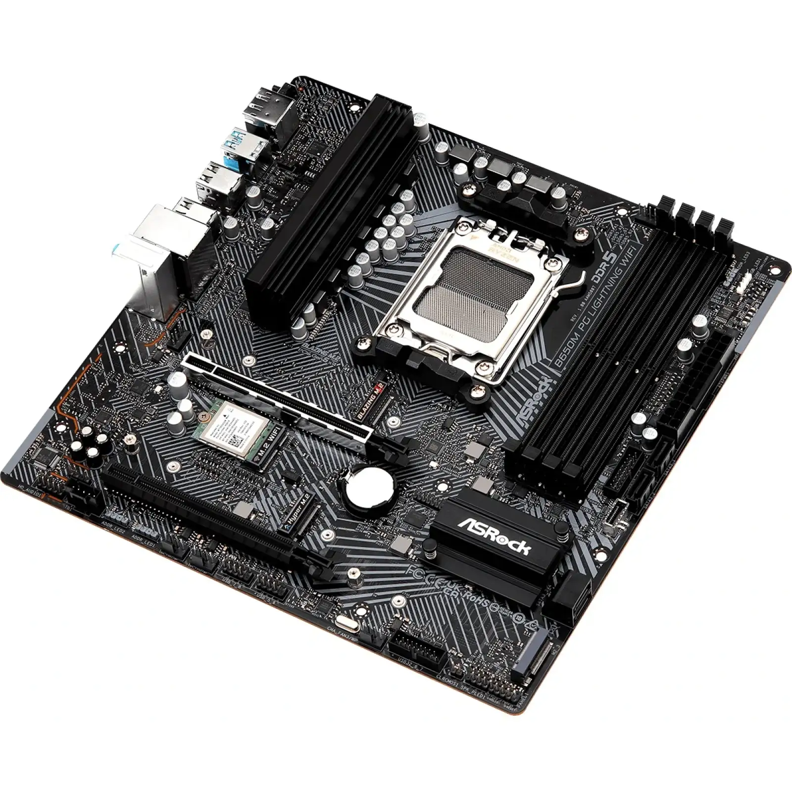 Материнська плата ASRock B650M PG Lightning WiFi Socket AM5 UA