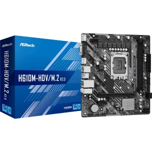 Материнская плата ASRock H610M-HDV/M.2 R2.0 Socket 1700 UA
