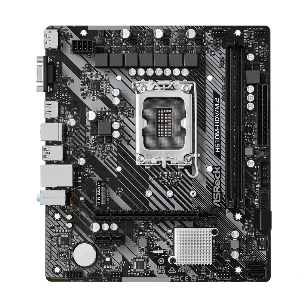Материнская плата ASRock H610M-HDV/M.2 R2.0 Socket 1700 UA