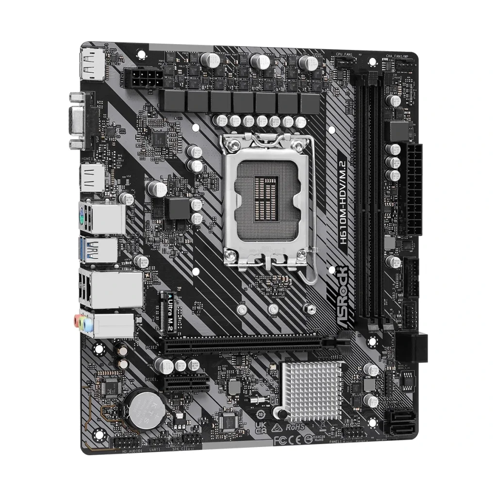Материнская плата ASRock H610M-HDV/M.2 R2.0 Socket 1700 UA