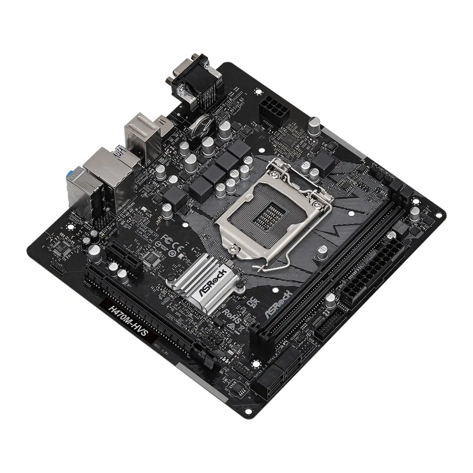 Материнська плата ASRock H470M-HVS R2.0 Socket 1200 UA