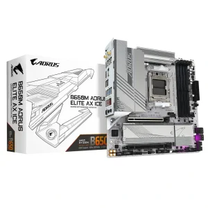 Материнська плата Gigabyte B650M Aorus Elite AX Ice Socket AM5, B650M A ELITE AX ICE UA