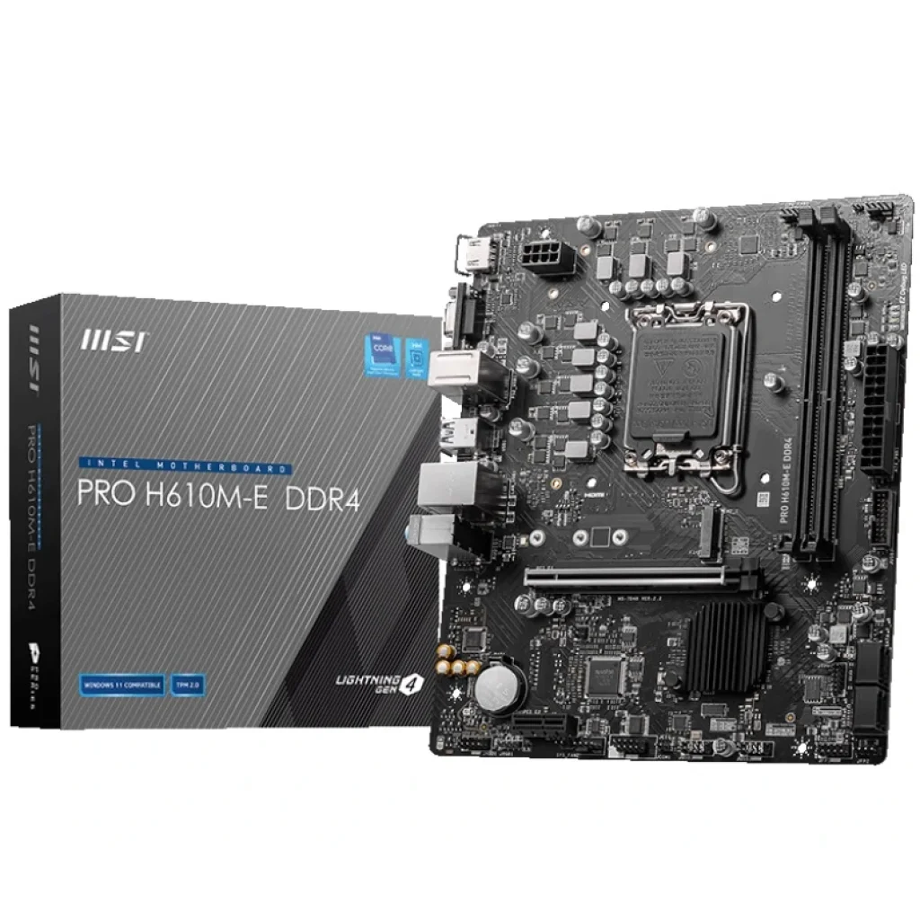 Материнська плата MSI Pro H610M-E DDR4 Socket 1700 UA