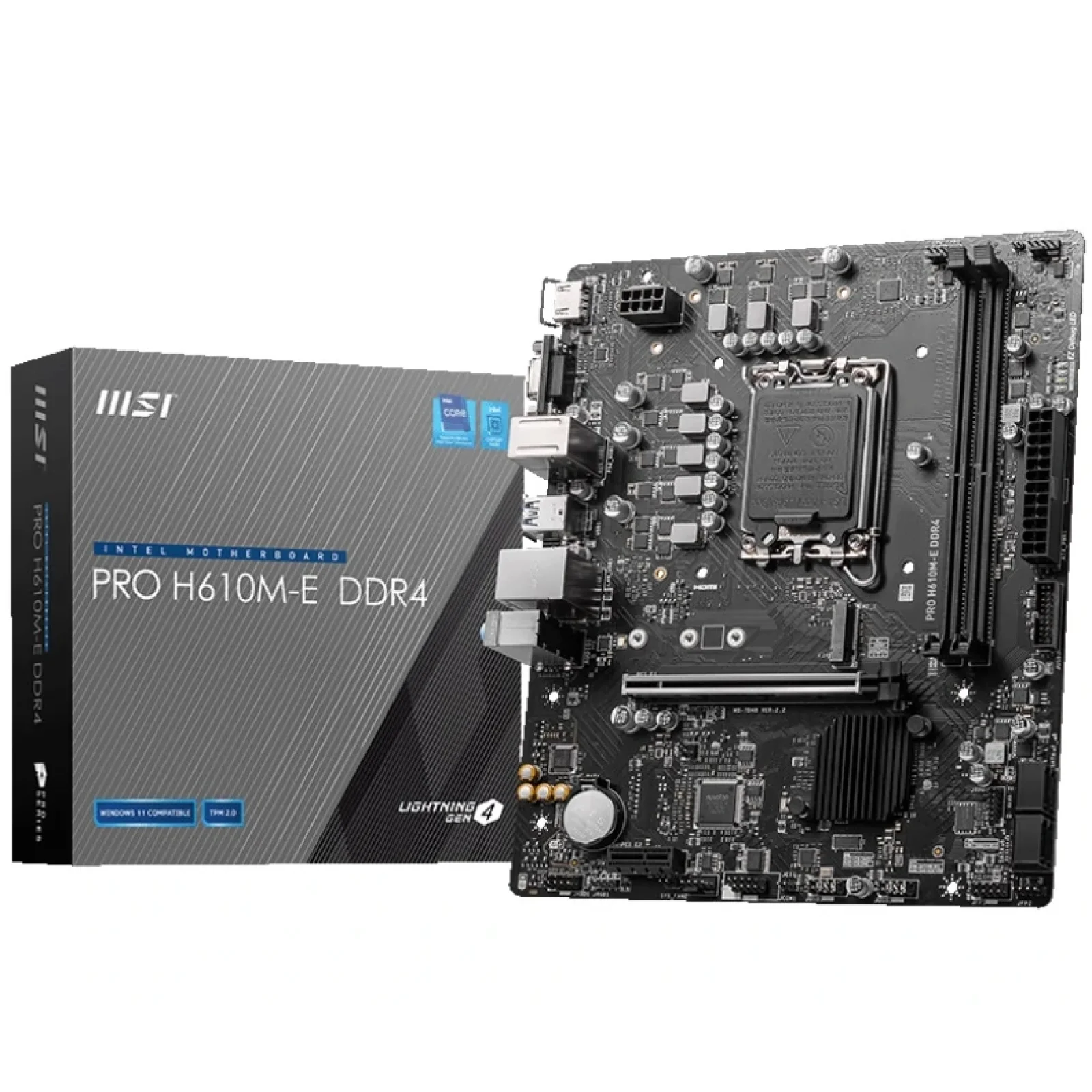Материнська плата MSI Pro H610M-E DDR4 Socket 1700 UA