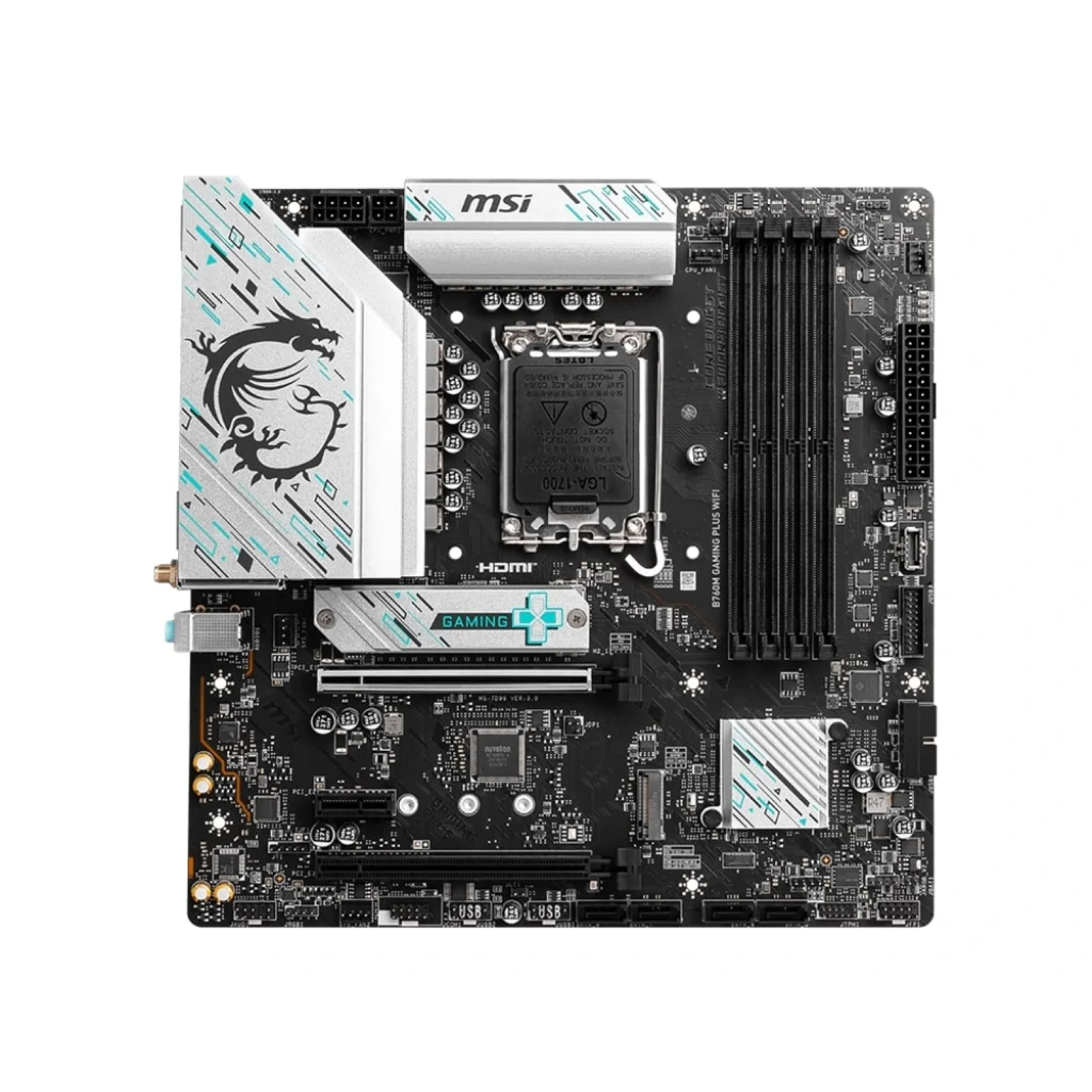 Материнська плата MSI B760M Gaming Plus WiFi Socket 1700 UA
